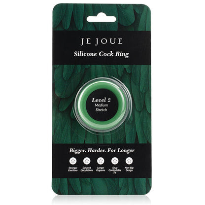 JE JOUE - ANILLO SILICONA VERDE - ESTRANGULAMIENTO MEDIO