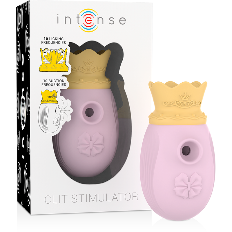 INTENSE - ESTIMULADOR CLITORIS 10 MODOS DE SUCCIÓN Y LICKING - ROSA