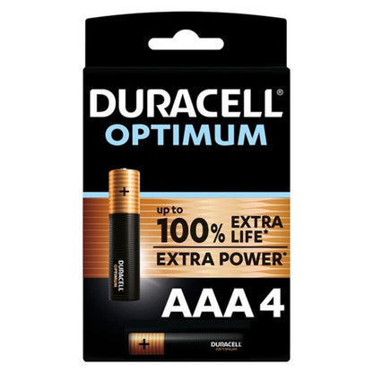 DURACELL - OPTIMUM 200 PILA ALCALINA AAA LR03 BLISTER*4