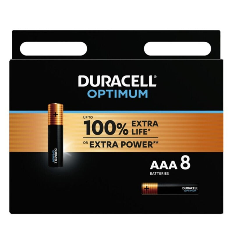 DURACELL - OPTIMUM PILA ALCALINA AAA LR03 BLISTER*8