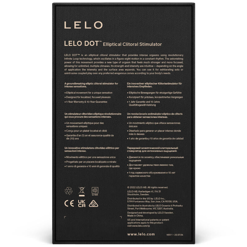 LELO - DOT ESTIMULADOR DE CLÍTORIS - ROSA