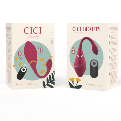 CICI BEAUTY - PREMIUM SILICONE EGG VIBRATOR REMOTE CONTROL