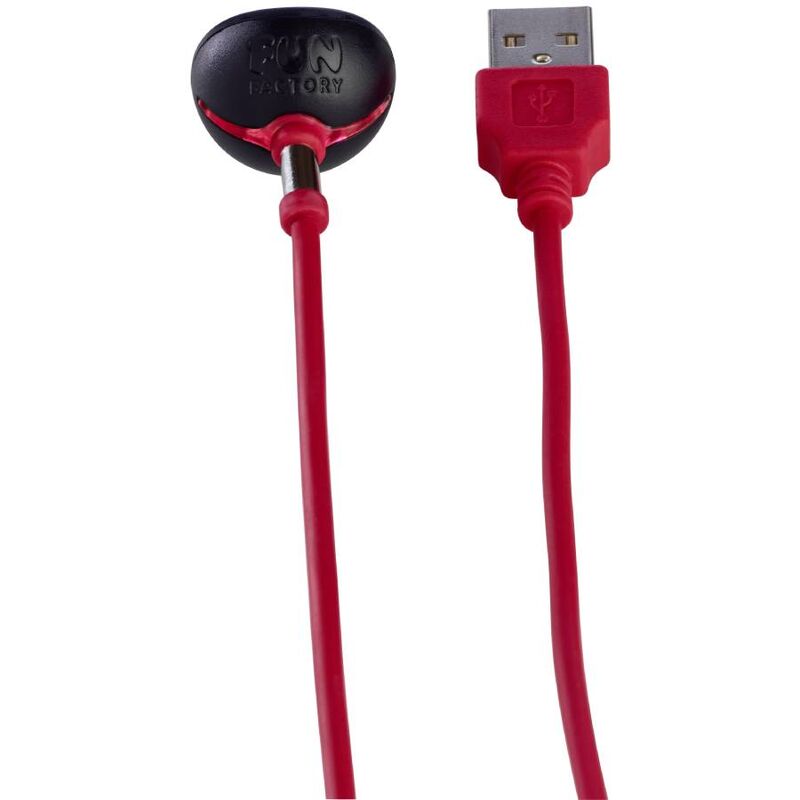 FUN FACTORY - CARGADOR MAGNETICO USB ROJO