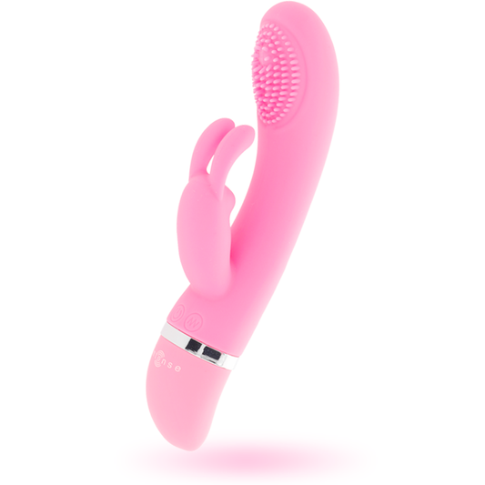 INTENSE - SUSY VIBRADOR OSCILANTE SILICON RABBIT ROSA