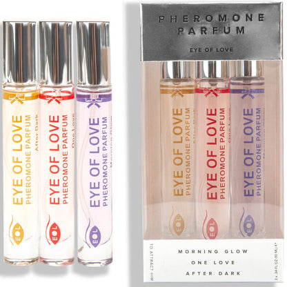 EYE OF LOVE - EOL PHR PERFUME 10 ML SET/3 - MORNING GLOW, ONE LOVE, AFTER DARK