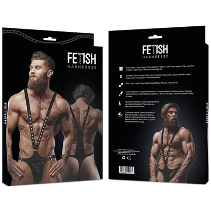 FETISH SUBMISSIVE ATTITUDE - ARNÉS ECOPIEL FORMA DE V HOMBRE