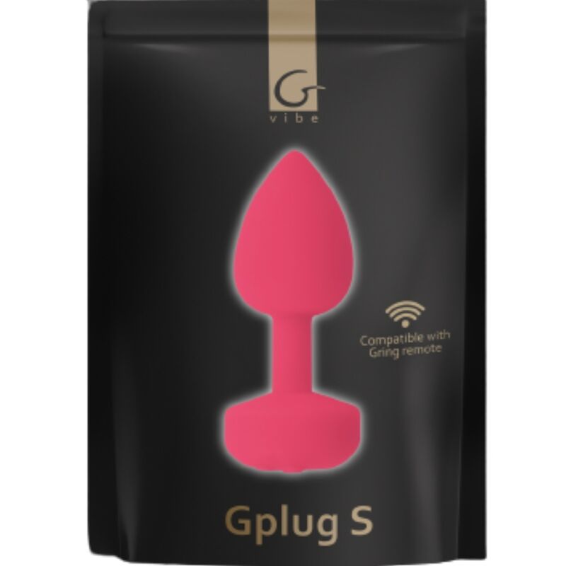 G-VIBE - FUNTOYS GPLUG ANAL VIBRADOR RECARGABLE PEQUEÑO ROSA NEON 3CM