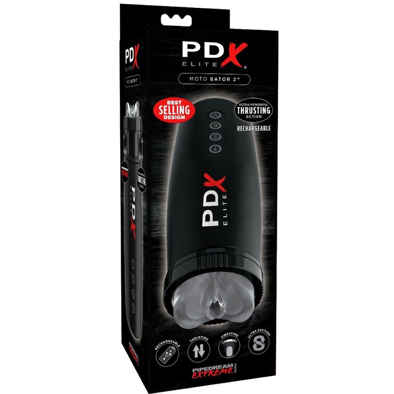 PDX ELITE - MASTURBADOR STROKER ULTRA-POWERFUL RECARGABLE