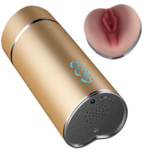 ARMONY - MASTURBADOR VIBRADOR VAGINA DORADO