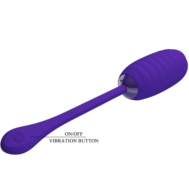 PRETTY LOVE - KIRK HUEVO VIBRADOR RECARGABLE LILA