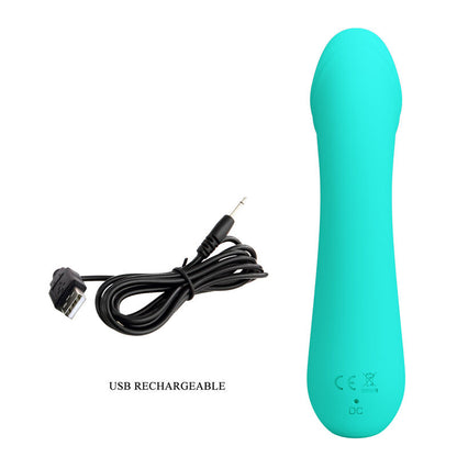 PRETTY LOVE - CETUS VIBRADOR RECARGABLE VERDE AGUA