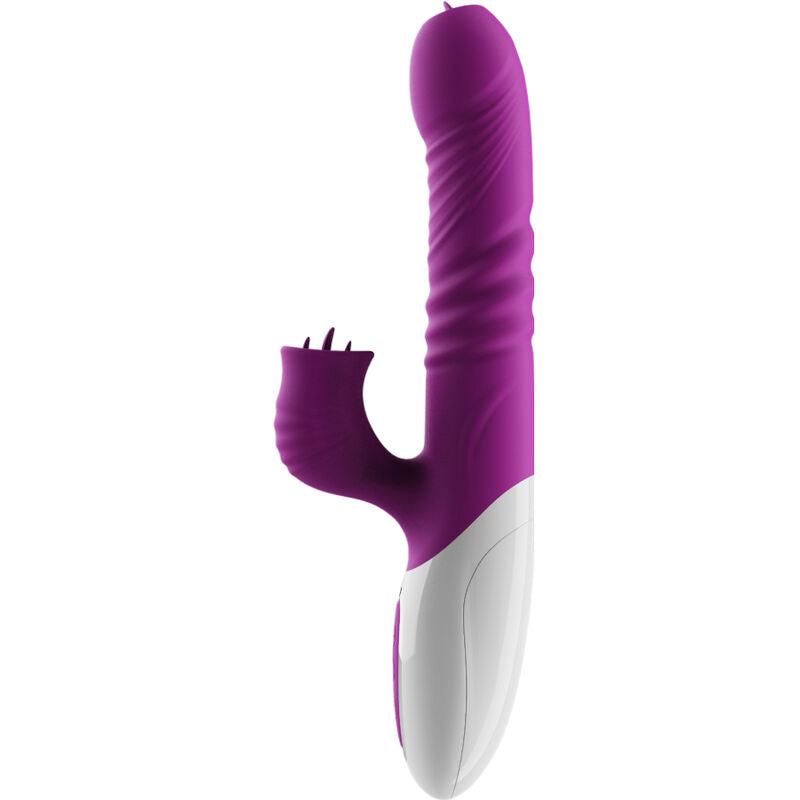 ARMONY - VIBRADOR & THRUSTING DOBLE LENGUA EFECTO CALOR VIOLETA