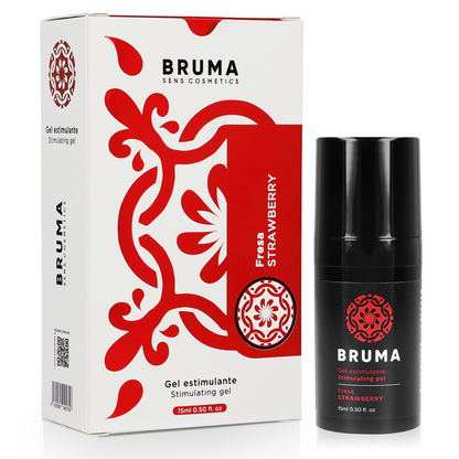 BRUMA - POTENTE GEL INTENSIFICADOR  ORGASMOS SABOR  FRESA 15 ML