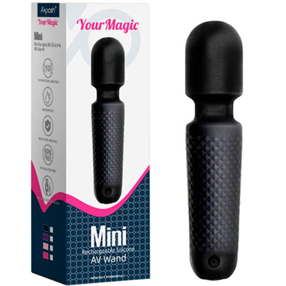 ARMONY - YOUR MAGIC MASAJEADOR & VIBRADOR RECARGABLE 10 VIBRACIONES SILICONA NEGRO