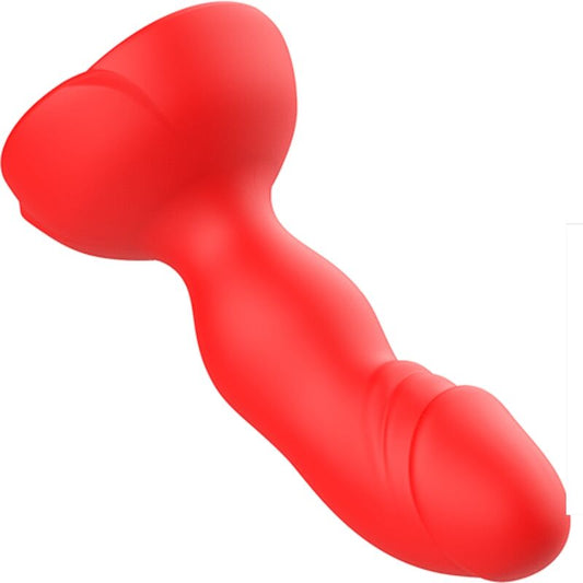 ARMONY - EXTREME A BLOOM ROSA VIBRADOR & PLUG ANAL CONTROL REMOTO ROJO