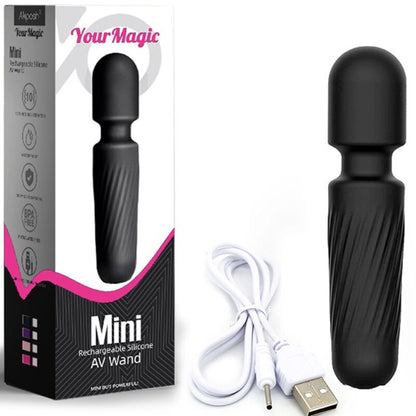 ARMONY - YOUR MAGIC MASAJEADOR & VIBRADOR RECARGABLE 10 VIBRACIONES NEGRO