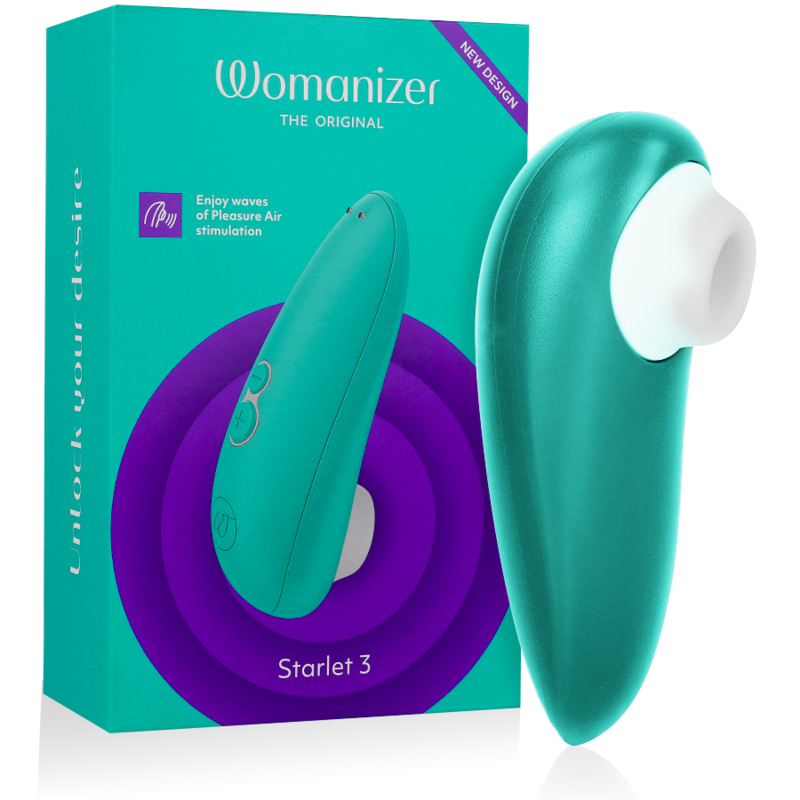 WOMANIZER - STARLET 3 ESTIMULADOR CLÍTORIS TURQUESA