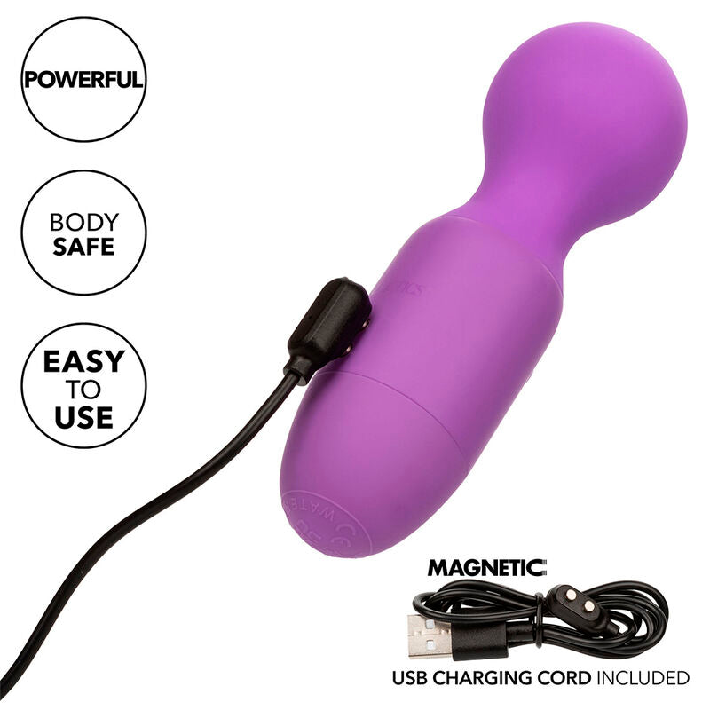 CALEXOTICS - FIRST TIME MASAJEADOR RECARGABLE 10 VIBRACIONES VIOLETA