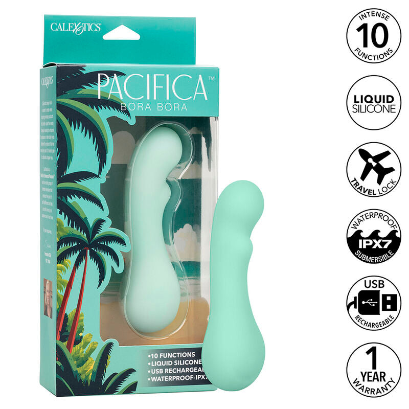 CALEXOTICS - PACIFICA BORA BORA ESTIMULADOR PUNTO G 10 VIBRACIONES AQUA