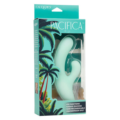 CALEXOTICS - PACIFICA FIJI VIBRADOR Y ESTIMULADOR PUNTO G 10 VIBRACIONES AQUA