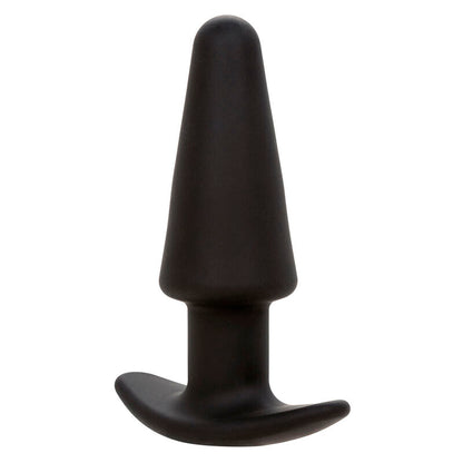 CALEXOTICS - ROCK BOTTOM PLUG ANAL CÓNICO 10 VIBRACIONES SILICONA NEGRO