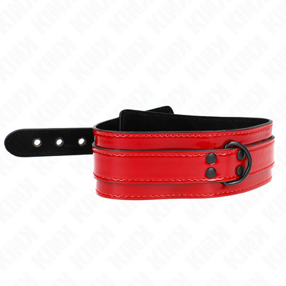 KINK - COLLAR AJUSTABLE ROJO VINO 37.5-49.5 CM X 5 CM