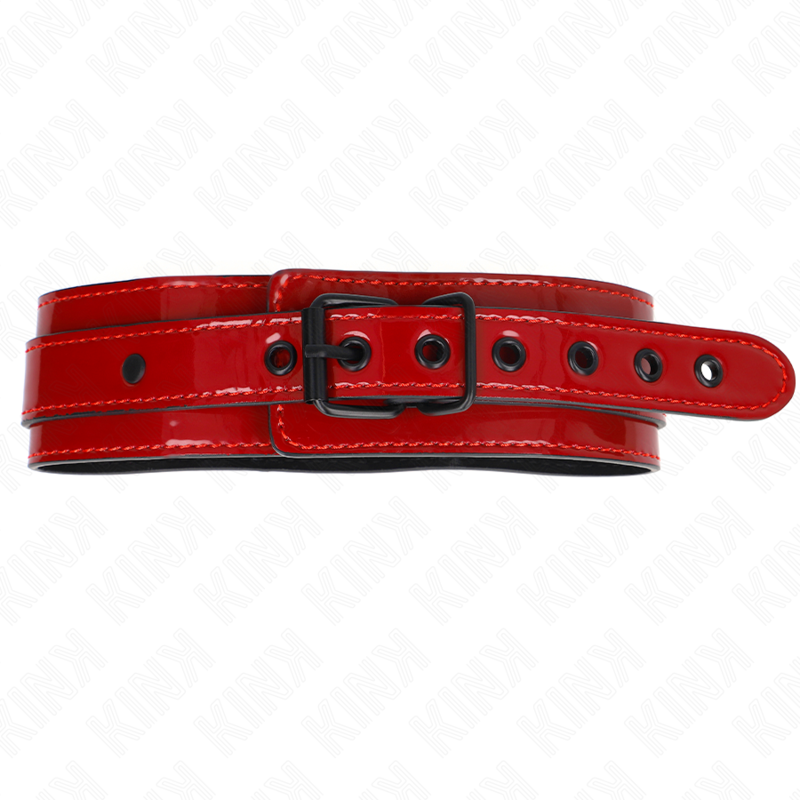 KINK - COLLAR AJUSTABLE ROJO VINO 37.5-49.5 CM X 5 CM