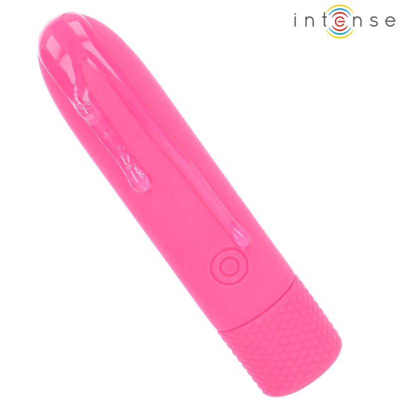 INTENSE - SYMONE BALA VIBRADORA RECARGABLE POR USB 8 VIBRACIONES ROSA 10 X 2.2 CM