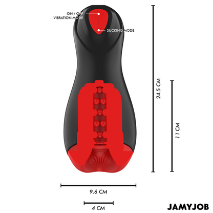 JAMYJOB - CORE-X MASTURBADOR AUTOMÁTICO 5 MODOS SUCCIÓN Y VIBRACIÓN