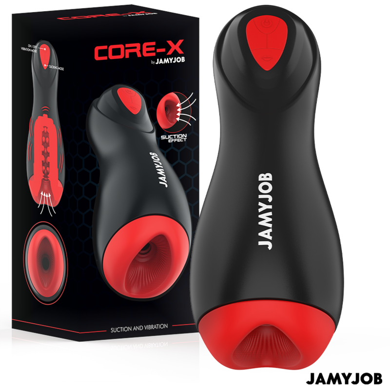 JAMYJOB - CORE-X MASTURBADOR AUTOMÁTICO 5 MODOS SUCCIÓN Y VIBRACIÓN