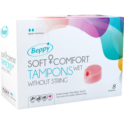 BEPPY - TAMPONES LUBRICADOS 8 UDS