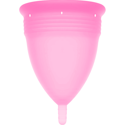 STERCUP - COPA MENSTRUAL FDA SILICONA ROSA - TALLA L