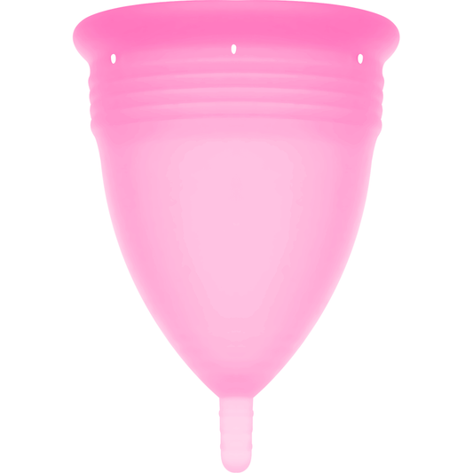 STERCUP - COPA MENSTRUAL FDA SILICONA ROSA - TALLA L