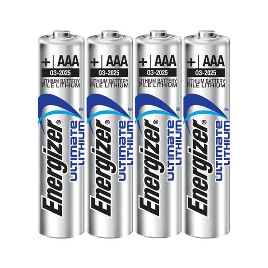 ENERGIZER - ULTIMATE LITHIUM PILA LITIO AAA L92 LR03 1,5V BLISTER*4