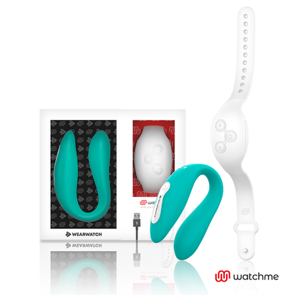 WEARWATCH - VIBRADOR DUAL TECHNOLOGY WATCHME AGUA MARINA / NÍVEO